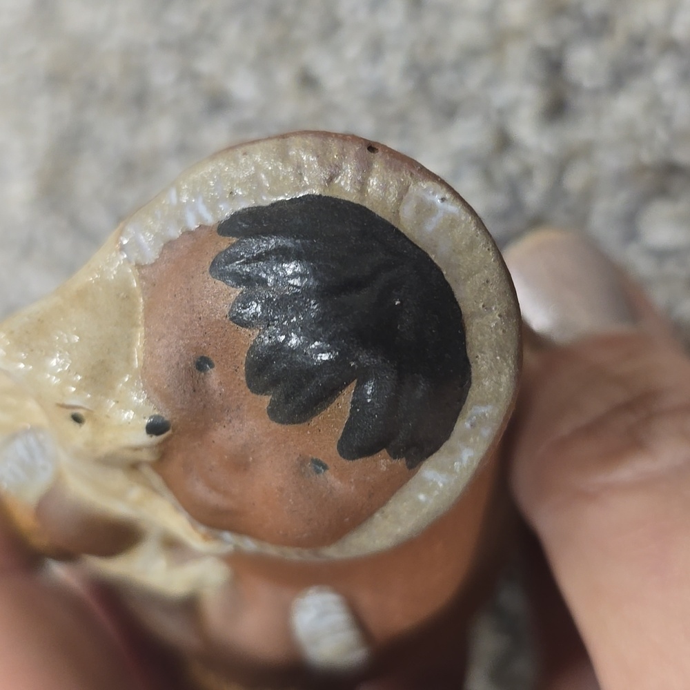 Alaska Native American Handmade Ceramic Clay Pottery Figurine Vintage 1986 - Picture 4 of 6